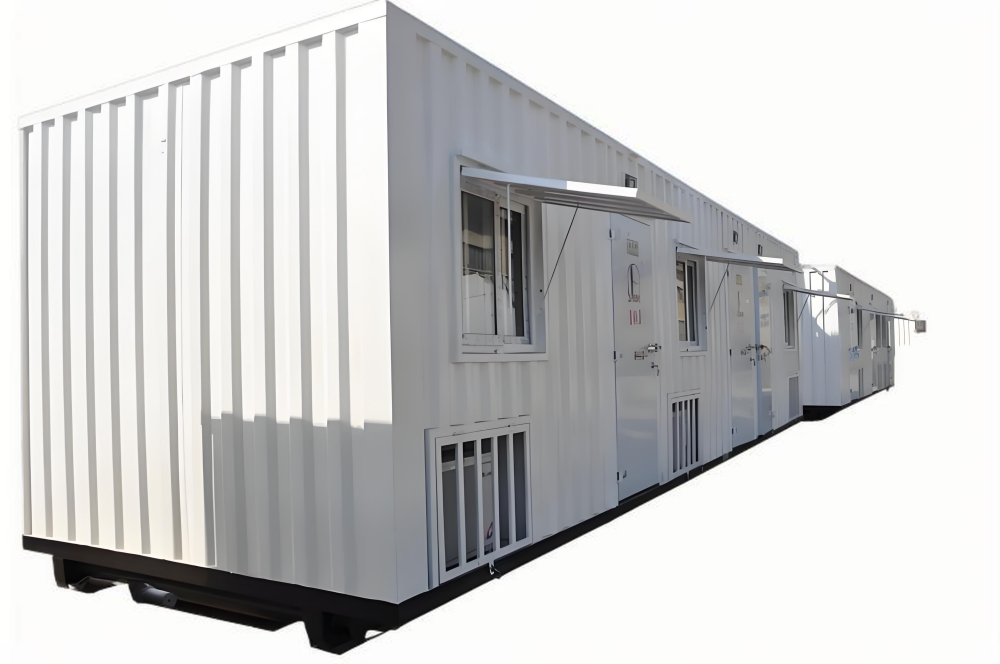 Mobile warehouse for troops