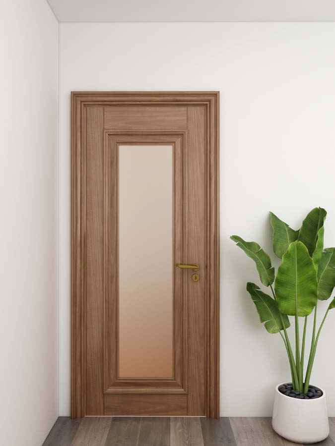 Empalme de puerta de vidrio de una sola apertura